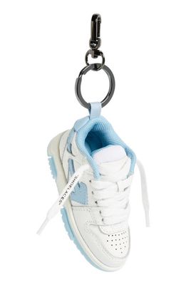 Off-White Out of Office Sneaker Keychain in White/Light Blue