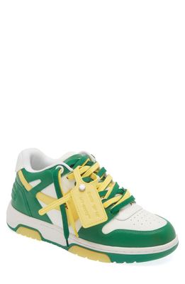 Off-White Out of Office Special Low Top Sneaker in Green Yellow