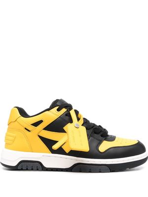 Off-White Out of Office two-tone sneakers - Yellow