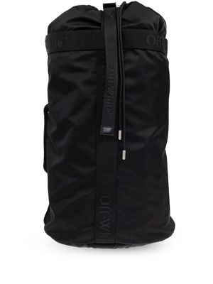 Off-White Outdoor logo-lettering backpack - Black