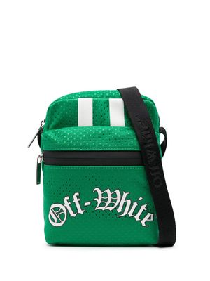 Off-White Outdoor mesh messenger bag - Green