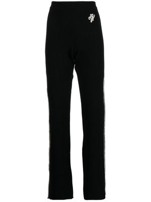 Off-White Outline knitted track pants - Black