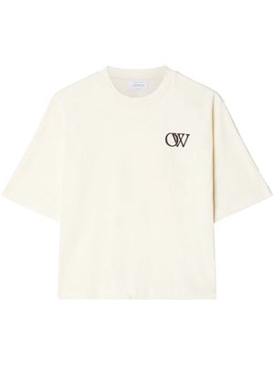 Off-White OW-print cotton T-shirt