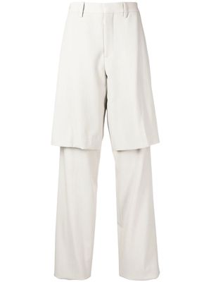 Off-White Panama double-layered trousers