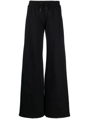 Off-White piping-detail cotton track pants - Black