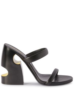 Off-White POP METEOR BLOCK MULE SANDAL - Black
