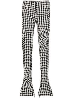 Off-White psychedelic houndstooth-print trousers - Black white