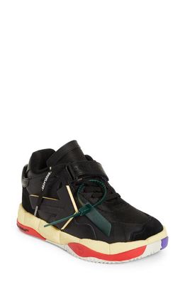 Off-White Puzzle Low Top Sneaker in Black Black