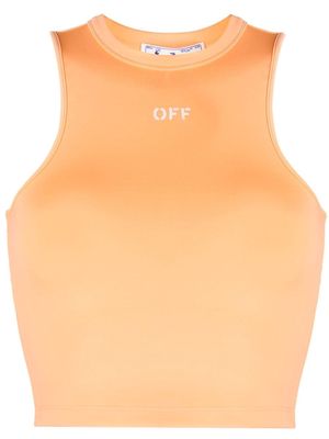 Off-White Rowing crew-neck sleeveless top - Orange