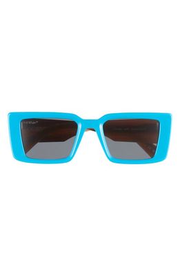 Off-White Savannah 53mm Square Sunglasses in Blue Dark Grey