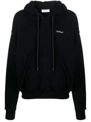 Off-White Scratch Tab Skate cotton hoodie - Black