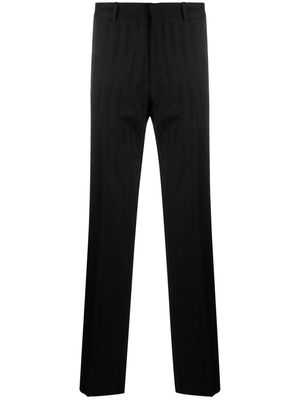 Off-White Shibori jacquard straight-leg trousers - Black