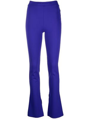 Off-White side-slit leggings - Purple