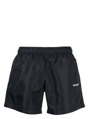Off-White Single Arrow swim shorts - Black