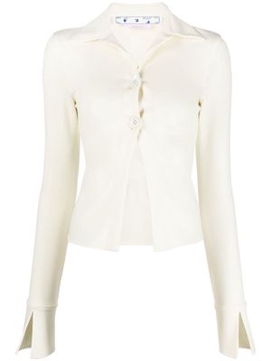 Off-White Sleek long-sleeved shirt - Neutrals