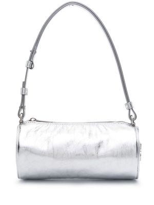 Off-White small Torpedo leather shoulder bag - Silver