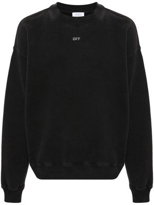 Off-White Stamp Mary cotton sweatshirt - Black