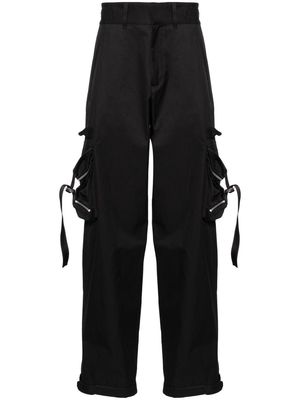 Off-White straight-leg cargo trousers - 1000 BLACK NO COLOR