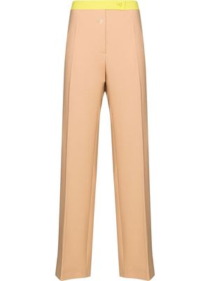 Off-White straight-leg trousers - Neutrals
