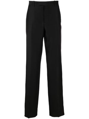 Off-White straight-leg wool-blend tailored trousers - Black