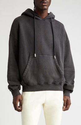 Off-White Super Moon Arrow Cotton Graphic Hoodie in Black