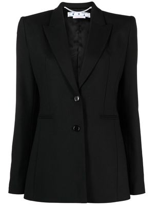Off-White tailored single-breasted blazer - Black