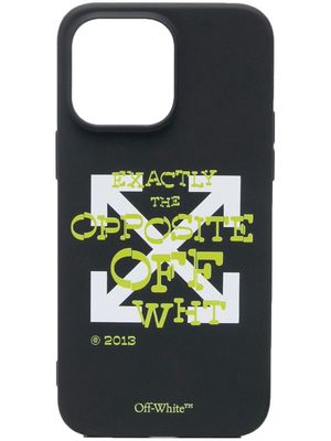 Off-White The Opposite iPhone 14 Pro cover - Black