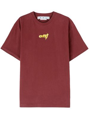 Off-White Thunder Stable Over T-shirt - Red