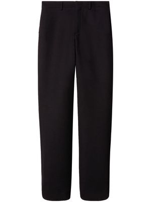 Off-White virgin wool straight-leg trousers - Black