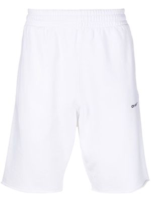 OFF-WHITE Wave cotton track shorts