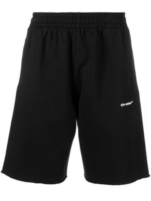 Off-White Wave Diag track shorts - Black