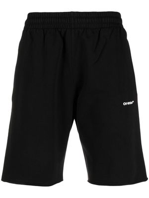 Off-White Wave Outl Diag shorts - BLACK WHITE