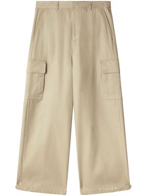 Off-White wide-leg cargo trousers - Neutrals