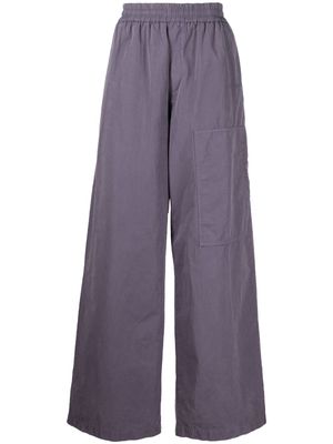 Off-White wide-leg trousers - Purple
