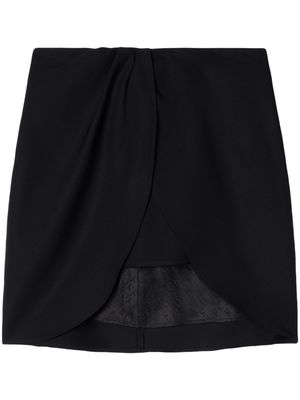 Off-White Wo Twist wool miniskirt - Black