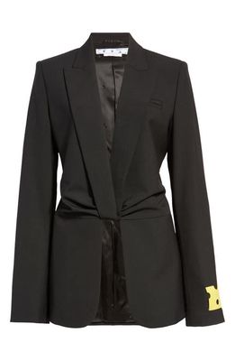 Off-White Women's Twisted Jacket in Black