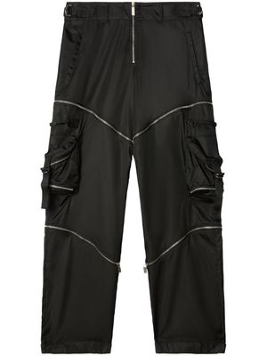 Off-White zip cargo pants - Black