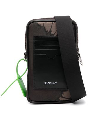 Off-White Zip -Tie tag abstract-print bag - Black