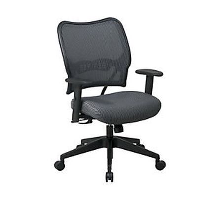 Office Star Charcoal Deluxe Chair with VeraFlex