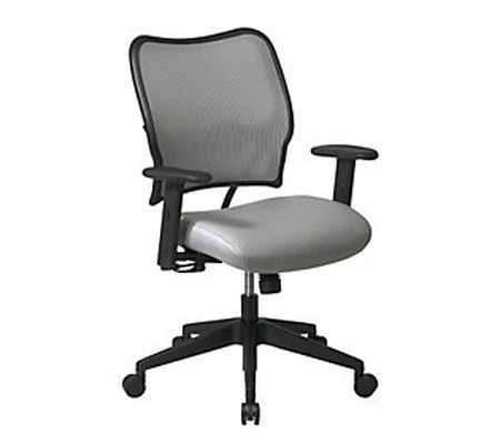 Office Star Gray Deluxe Chair with VeraFlex