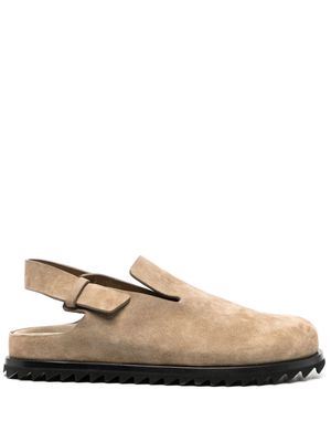 Officine Creative 25mm suede mules - Brown