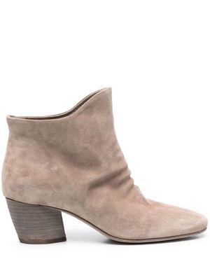 Officine Creative 60mm suede ankle boots - Neutrals