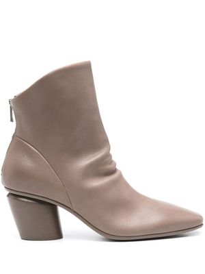 Officine Creative 80mm leather ankle boots - Neutrals