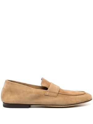 Officine Creative almond suede loafers - Neutrals