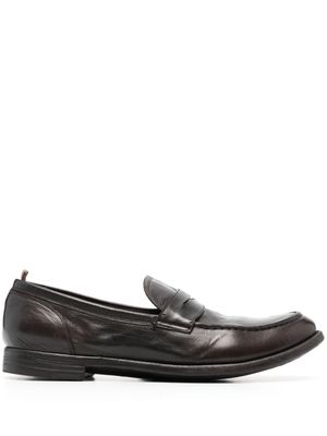 Officine Creative Arc leather loafers - Brown