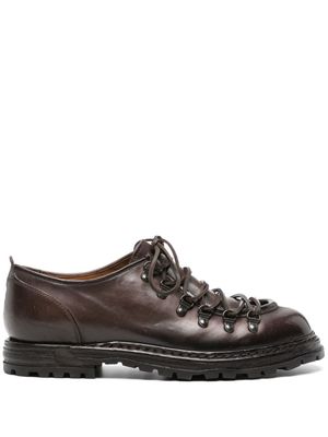 Officine Creative Artik leather derby shoes - Brown