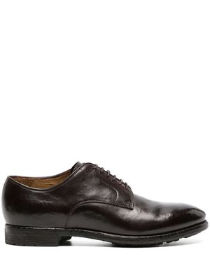 Officine Creative Balance 001 leather Derby shoes - Brown