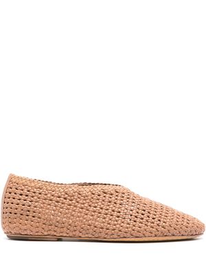 Officine Creative Bessie interwoven loafers - Neutrals