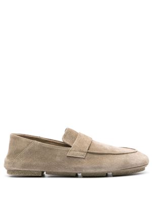 Officine Creative C-SIDE 001 suede loafers - Neutrals