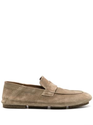 Officine Creative C-Side 101 suede loafers - Neutrals